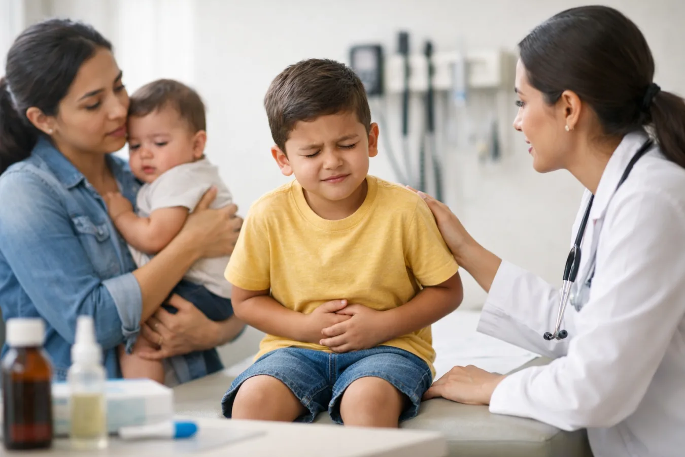 Dolor abdominal infantil: Guía de atención y síntomas en CDMX